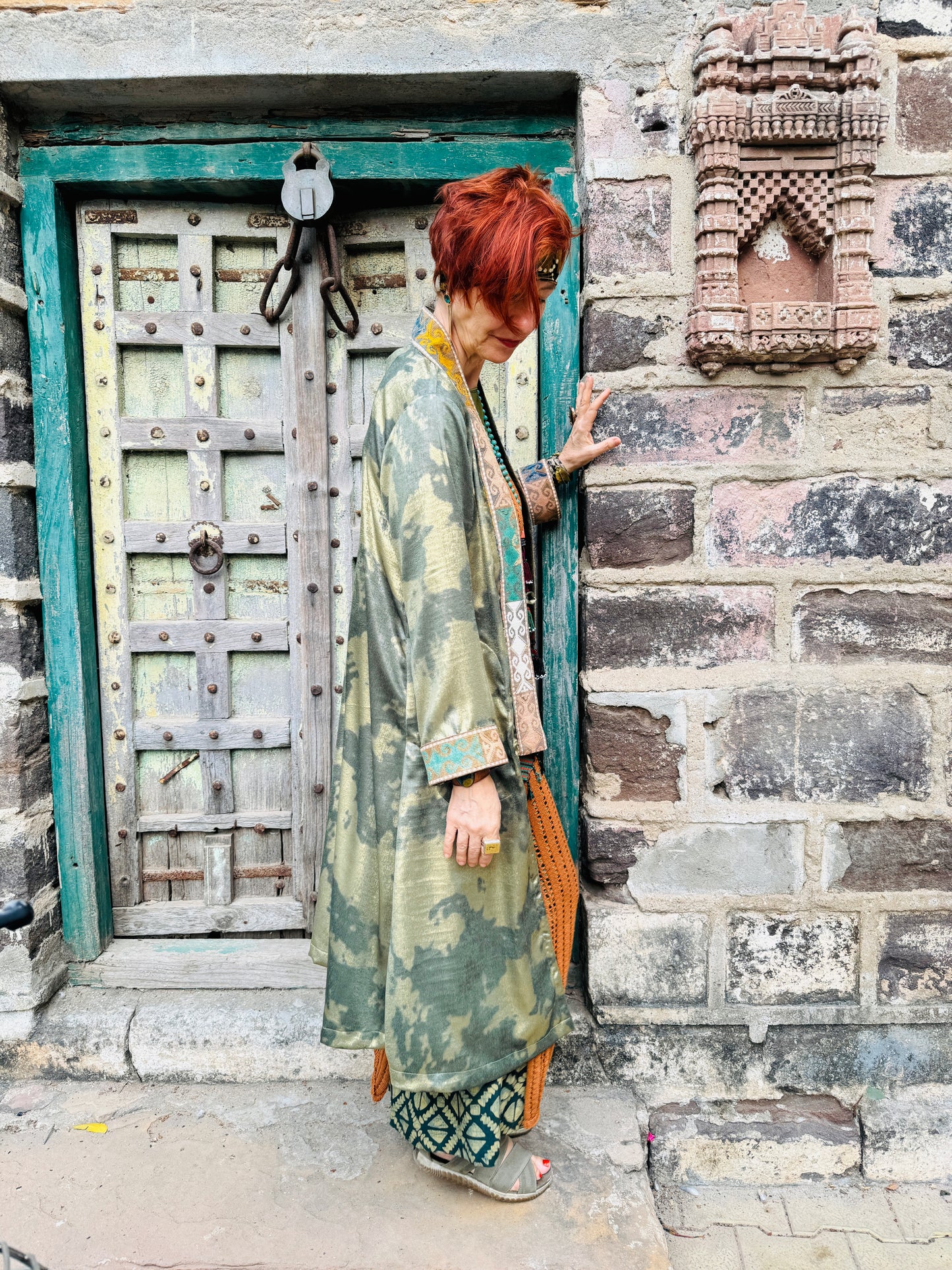 CELESTIAL CLOUD COAT SHIMMERING SAGE