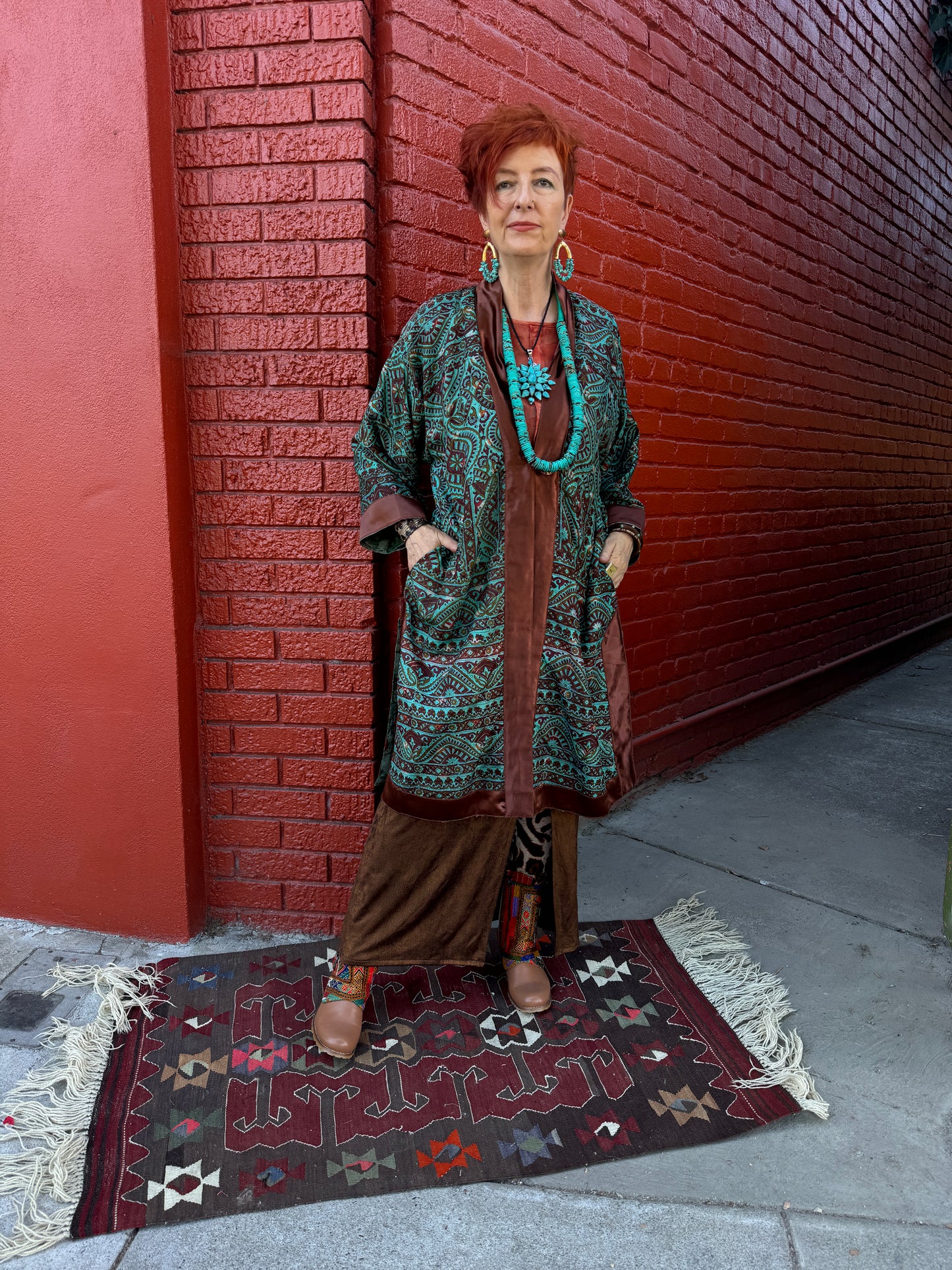 TEALISCIOUS SILK KIMONO