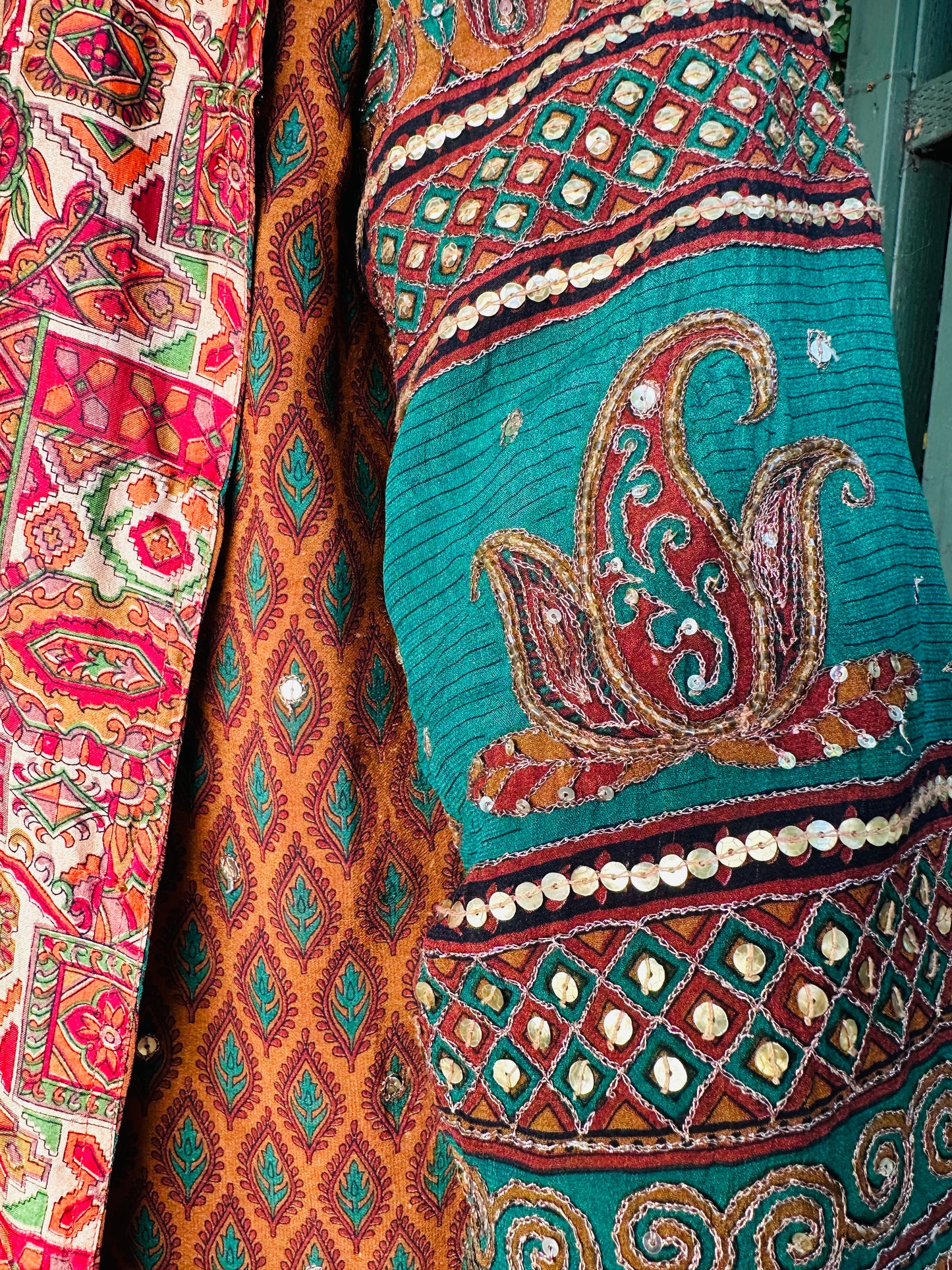 AUTUMN HARVEST REVERSIBLE SARI DUSTER