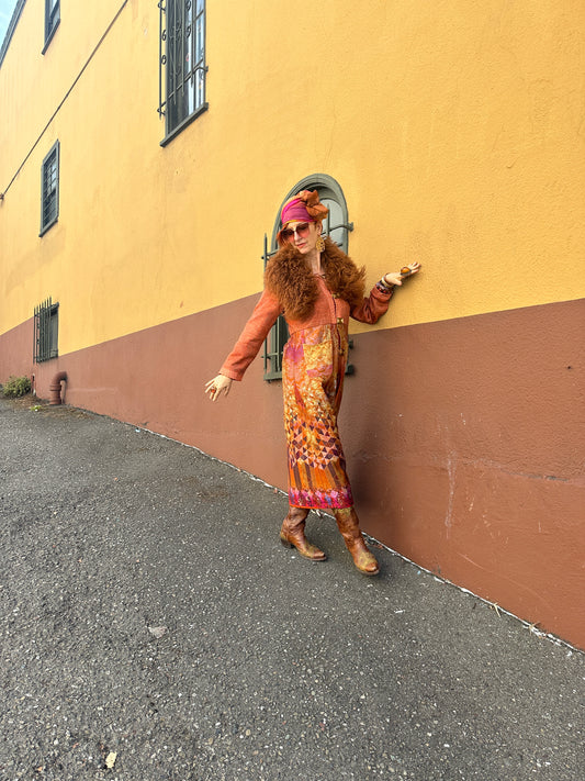 AUTUMN GLOW COLLAGE COAT