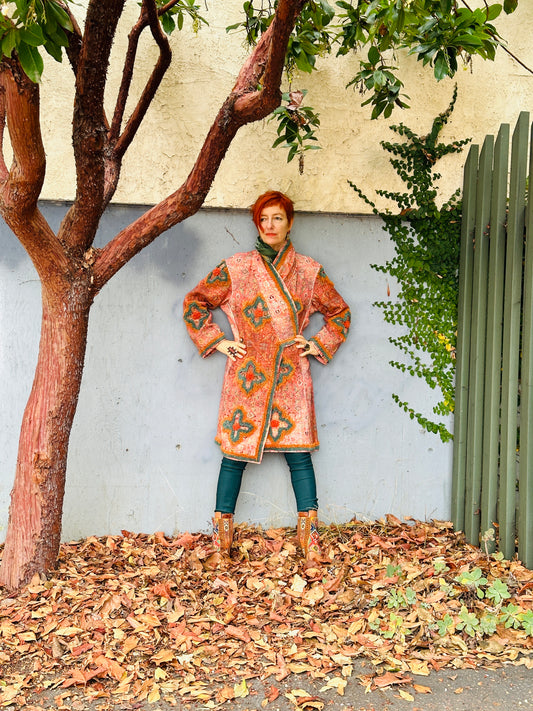 CORAL FLYING CARPET COAT