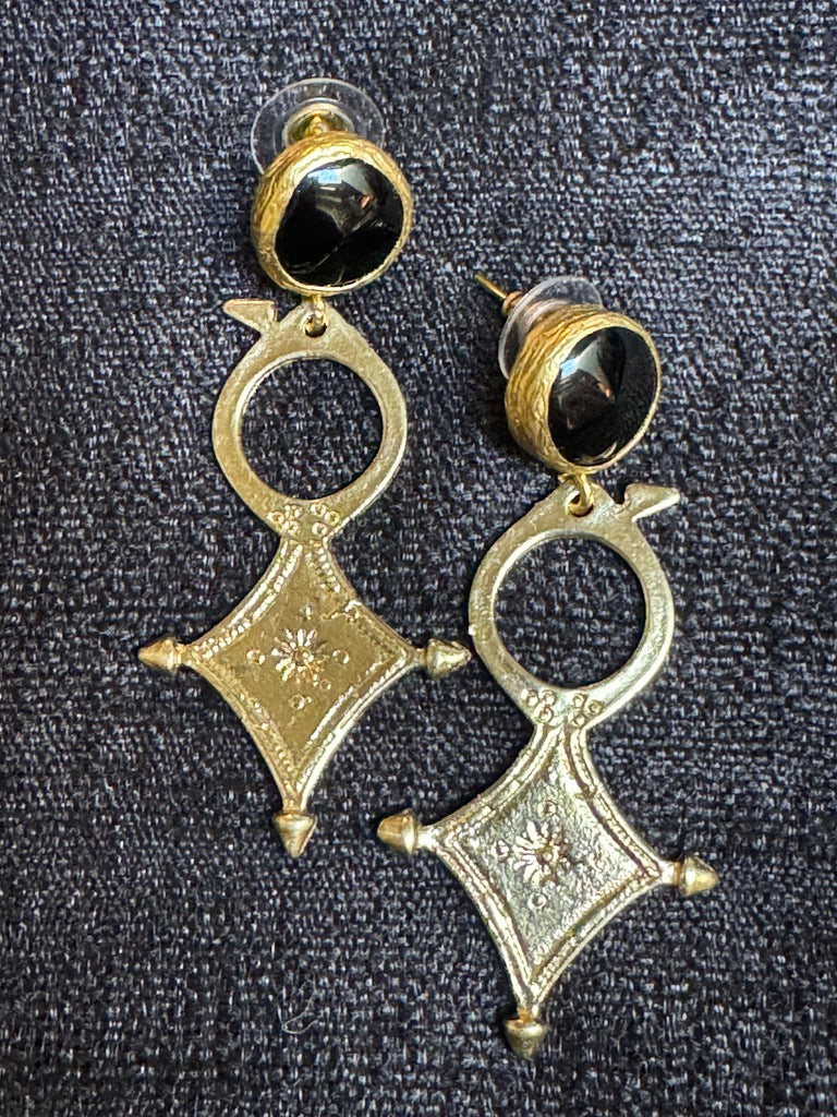 TRIBAL IN GOLD EARRINGS