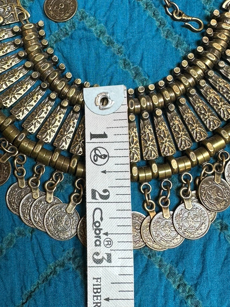SACRAL COIN CHOKER NECKLACE