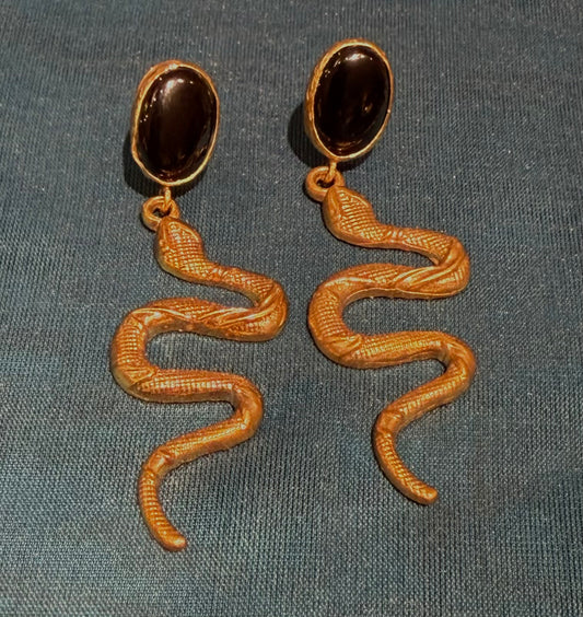 MEDUSA’S SNAKE EARRINGS