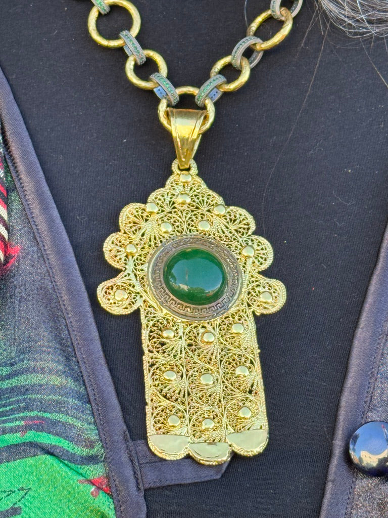 HAMSA FOR THE HOLIDAYS NECKLACE