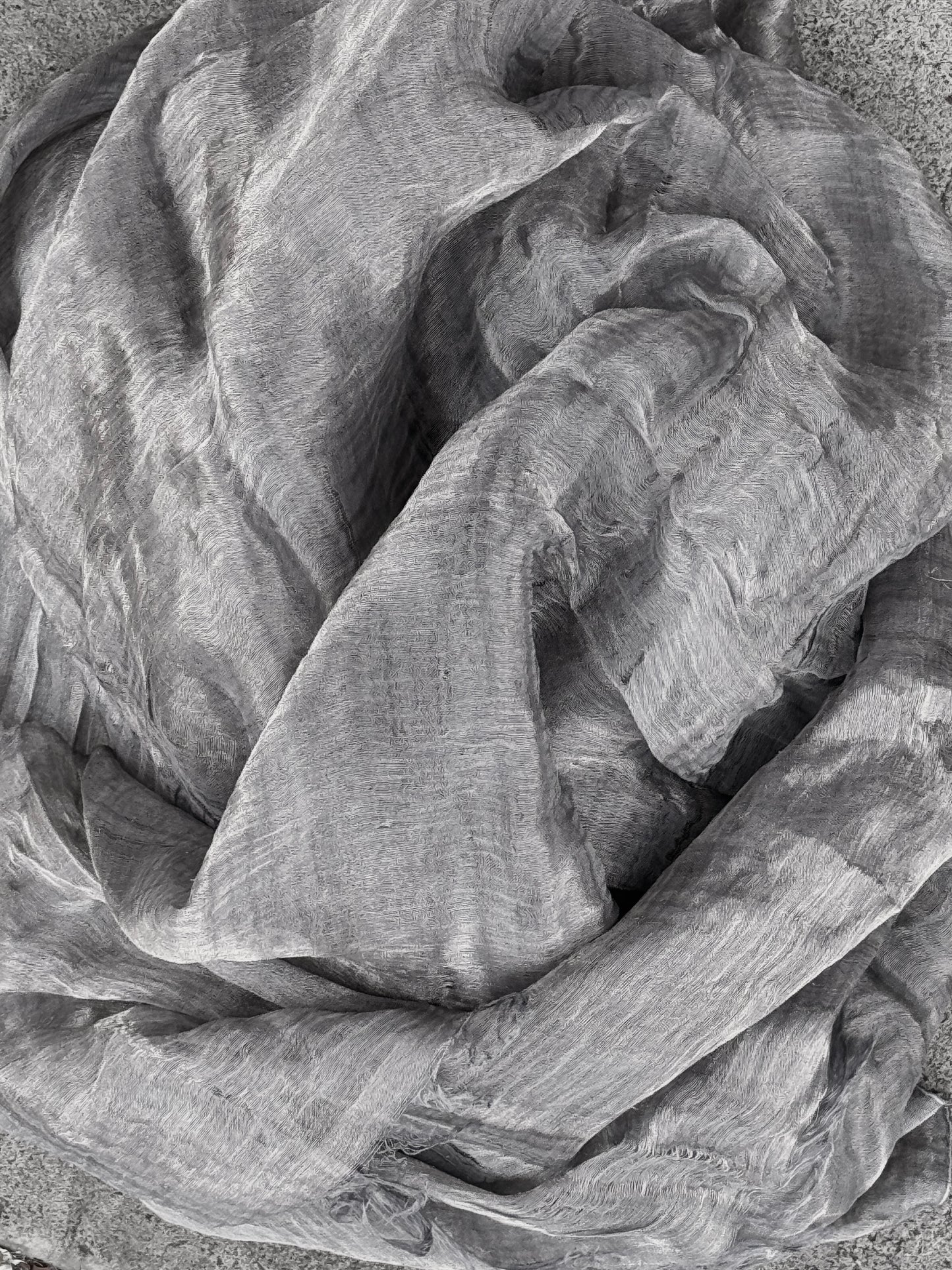 SILVER METALLIC ANGEL SCARVES