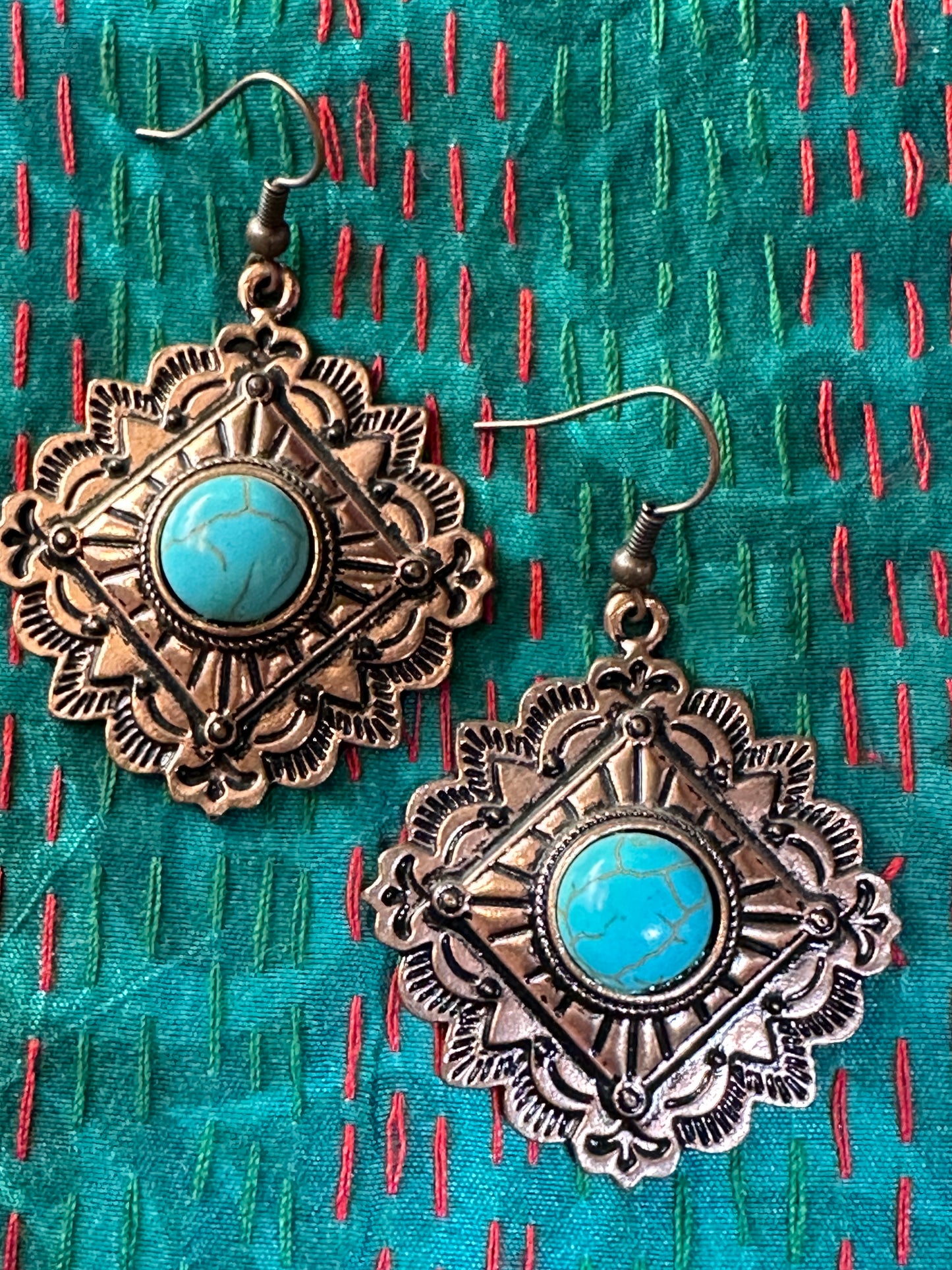 COPPER-TONE EARRINGS