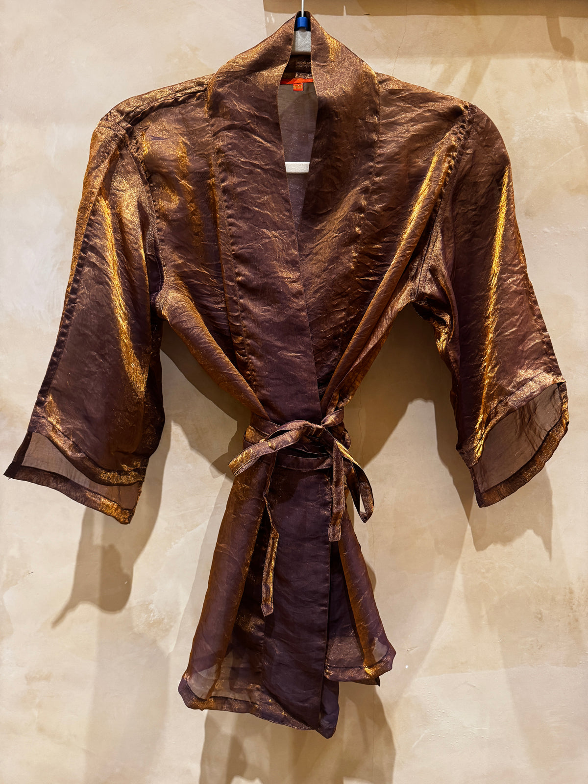 SHIMMER TIE KIMONO