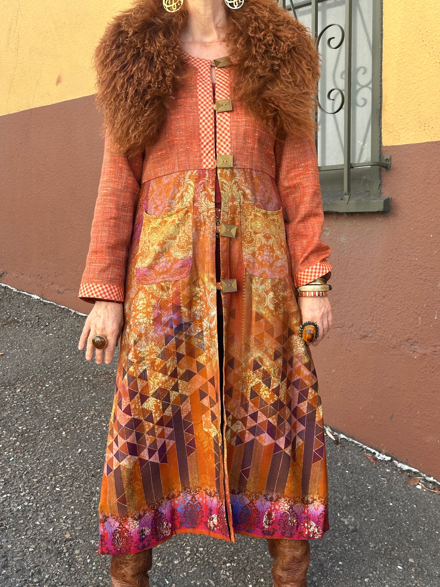 AUTUMN GLOW COLLAGE COAT