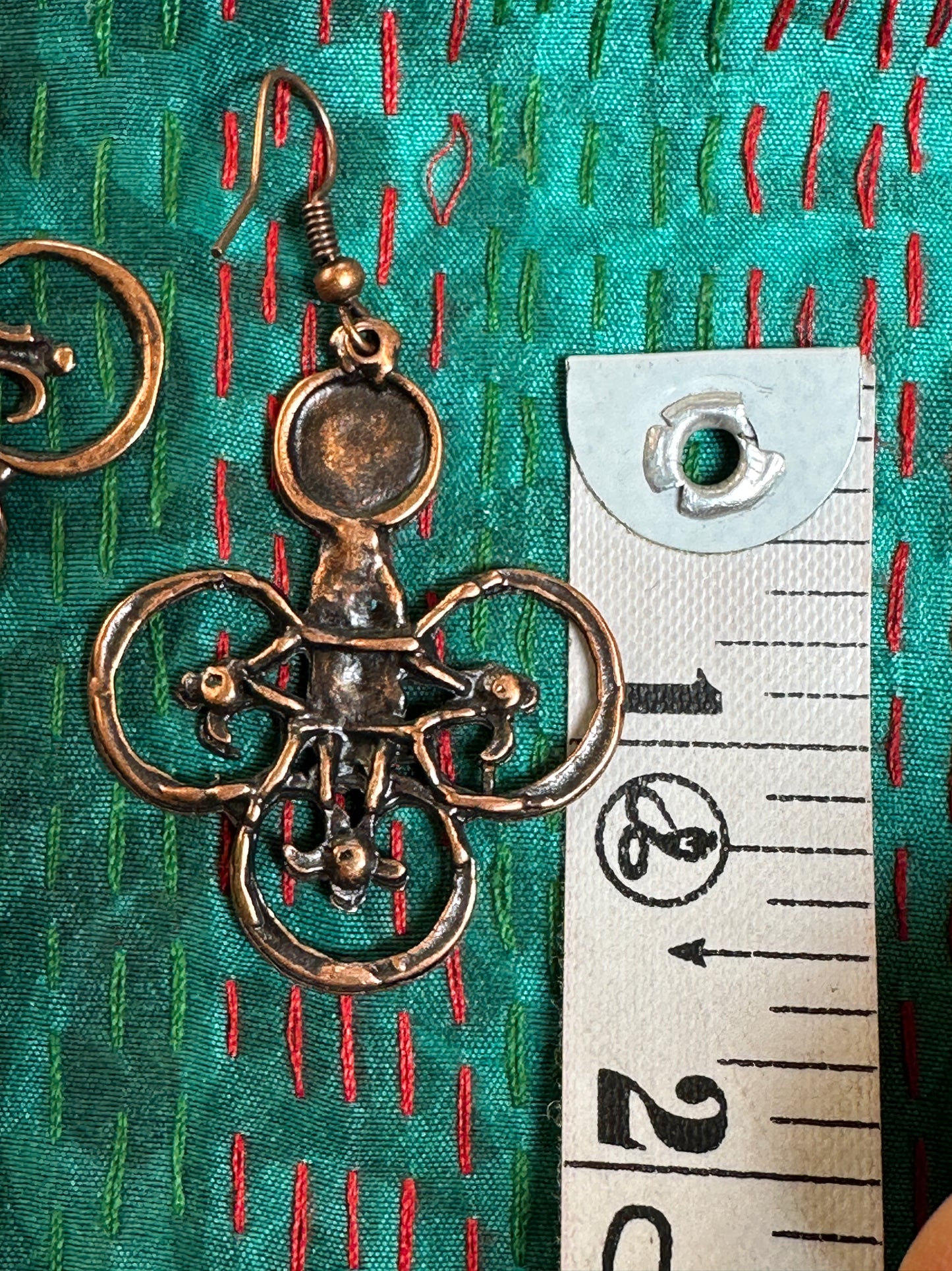 COPPER-TONE EARRINGS