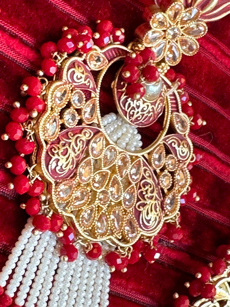 LOTUS WEDDING EARRINGS