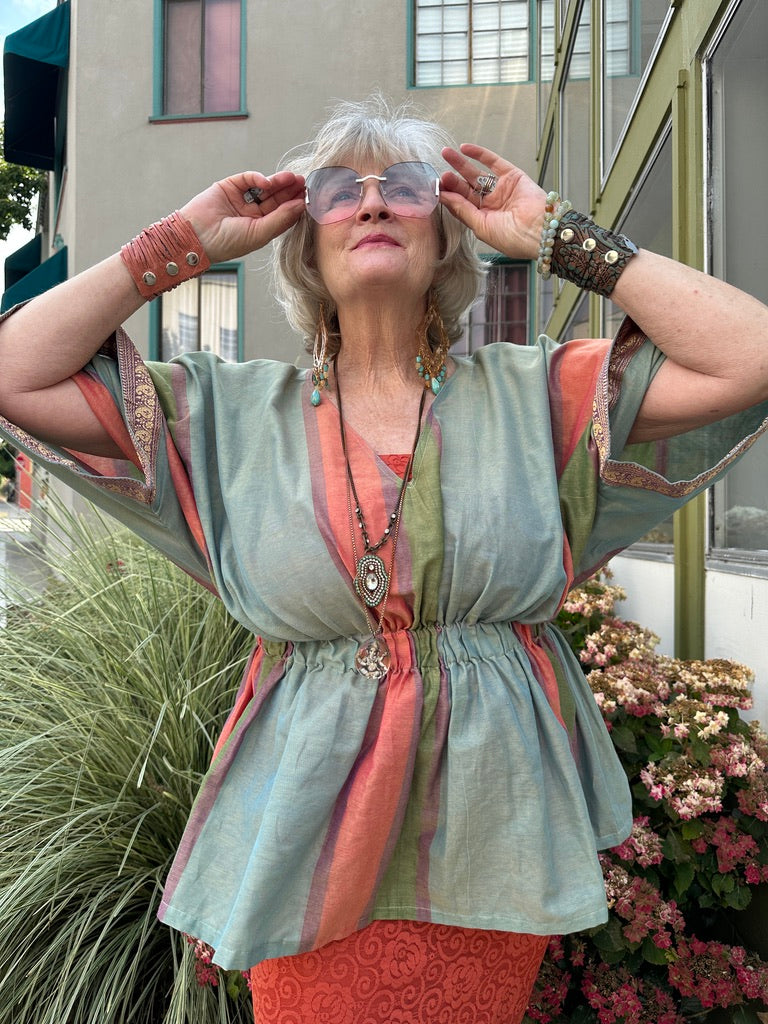 LOLA TOP SOFT SUMMER STRIPE