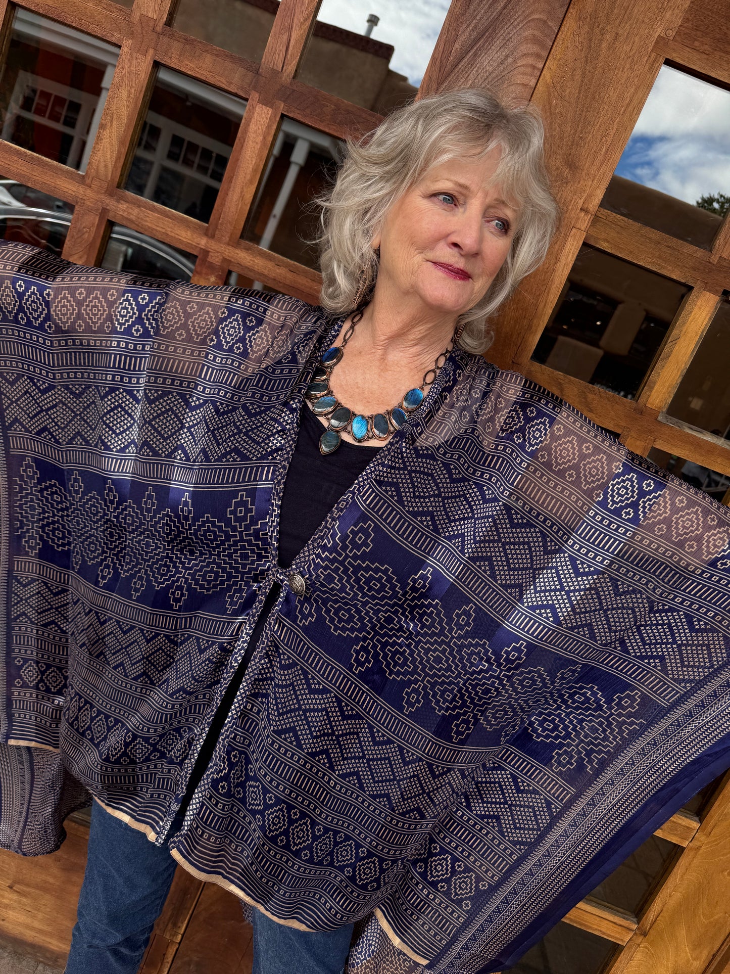 LE MULLET BLUE AZTEC
