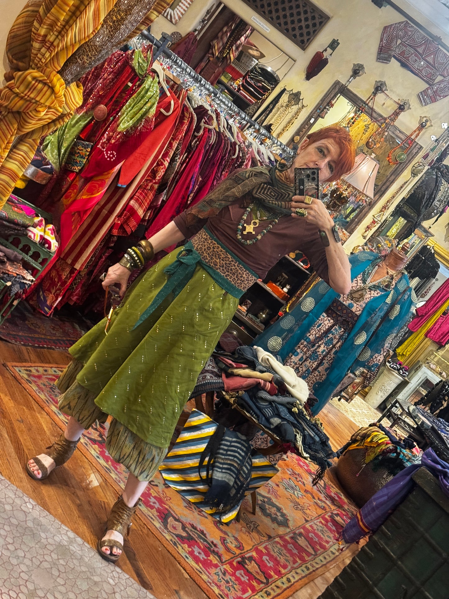 AVOCADO MARKET SLIP DRESS