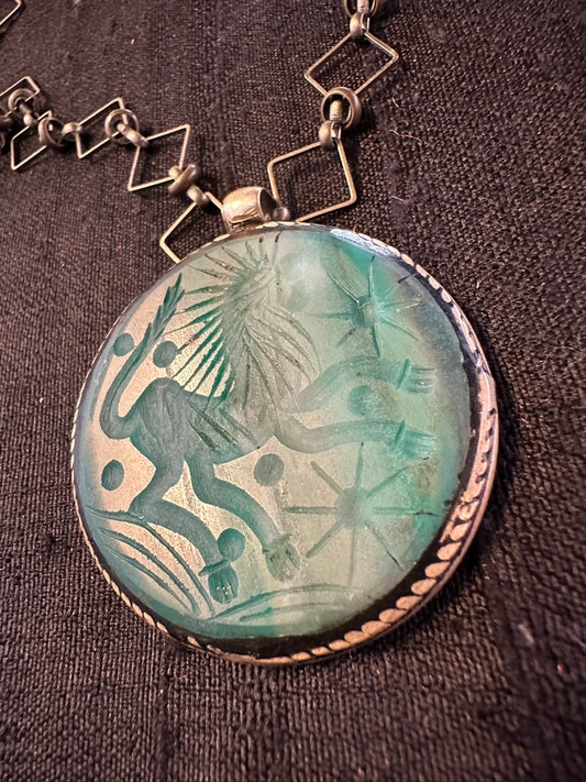 LUCKY LION JADE NECKLACE