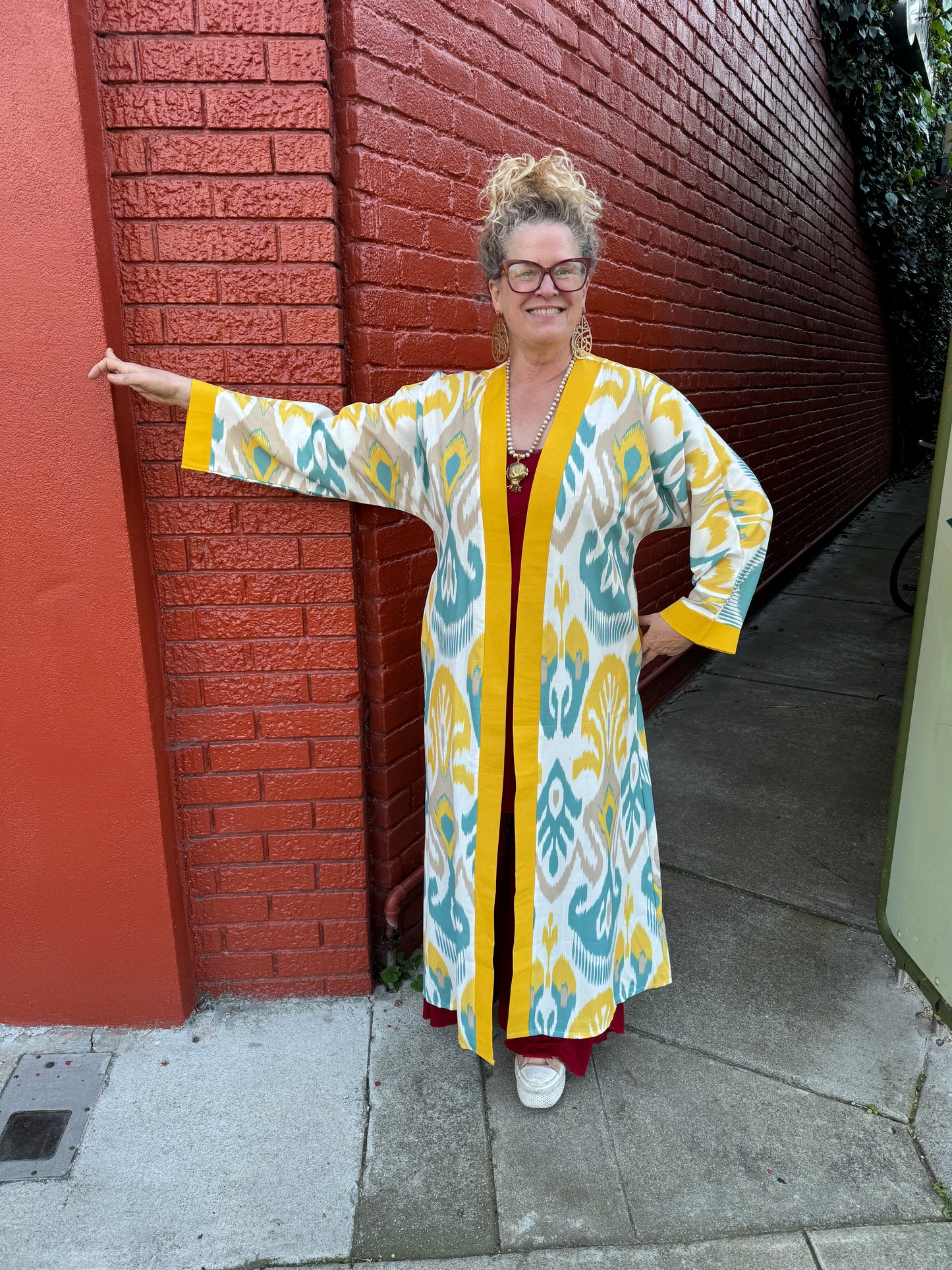 SUN KISSED AQUA IKAT DUSTER