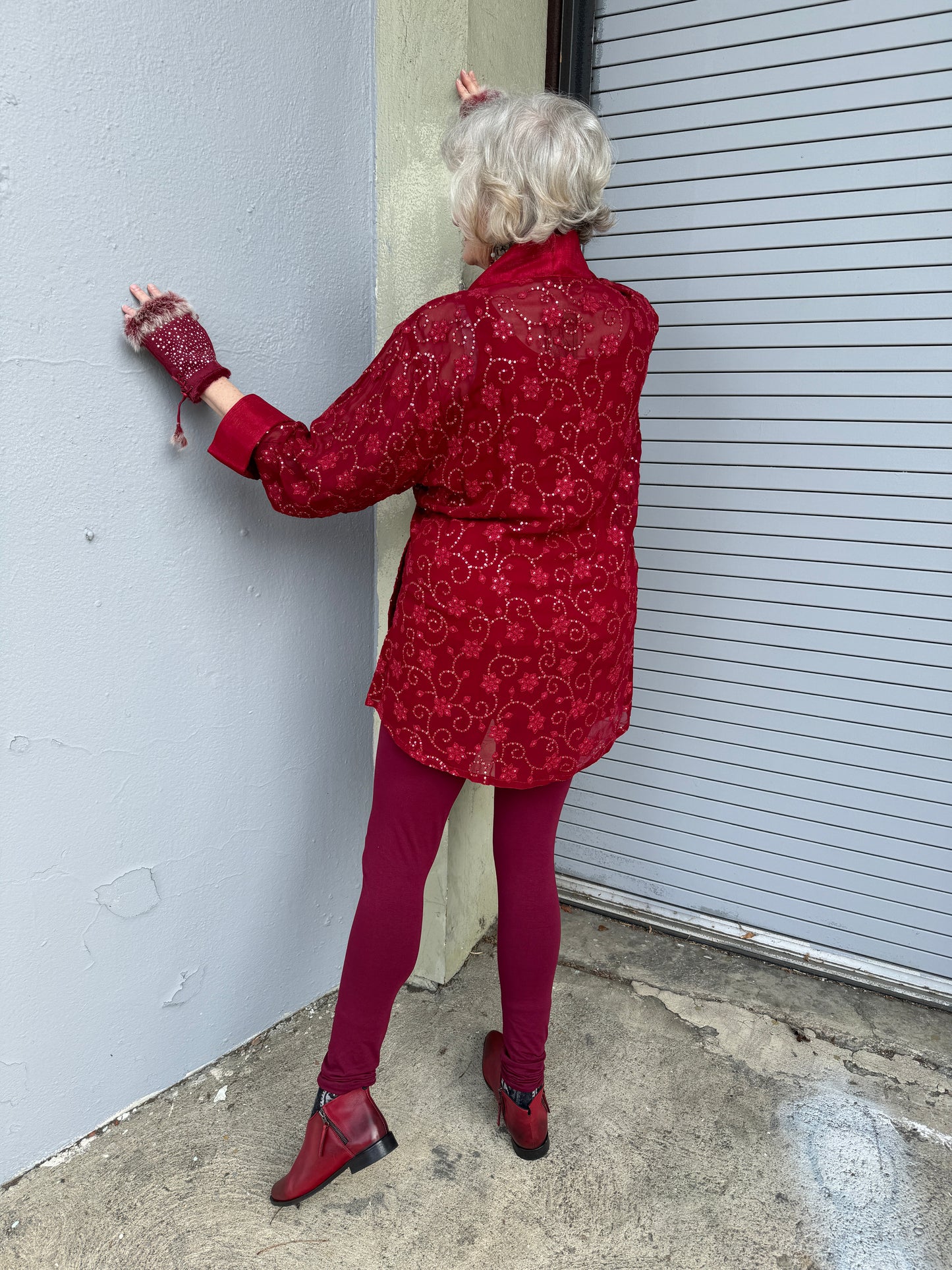 HO-HO-HOLLY BERRY SWING JACKET