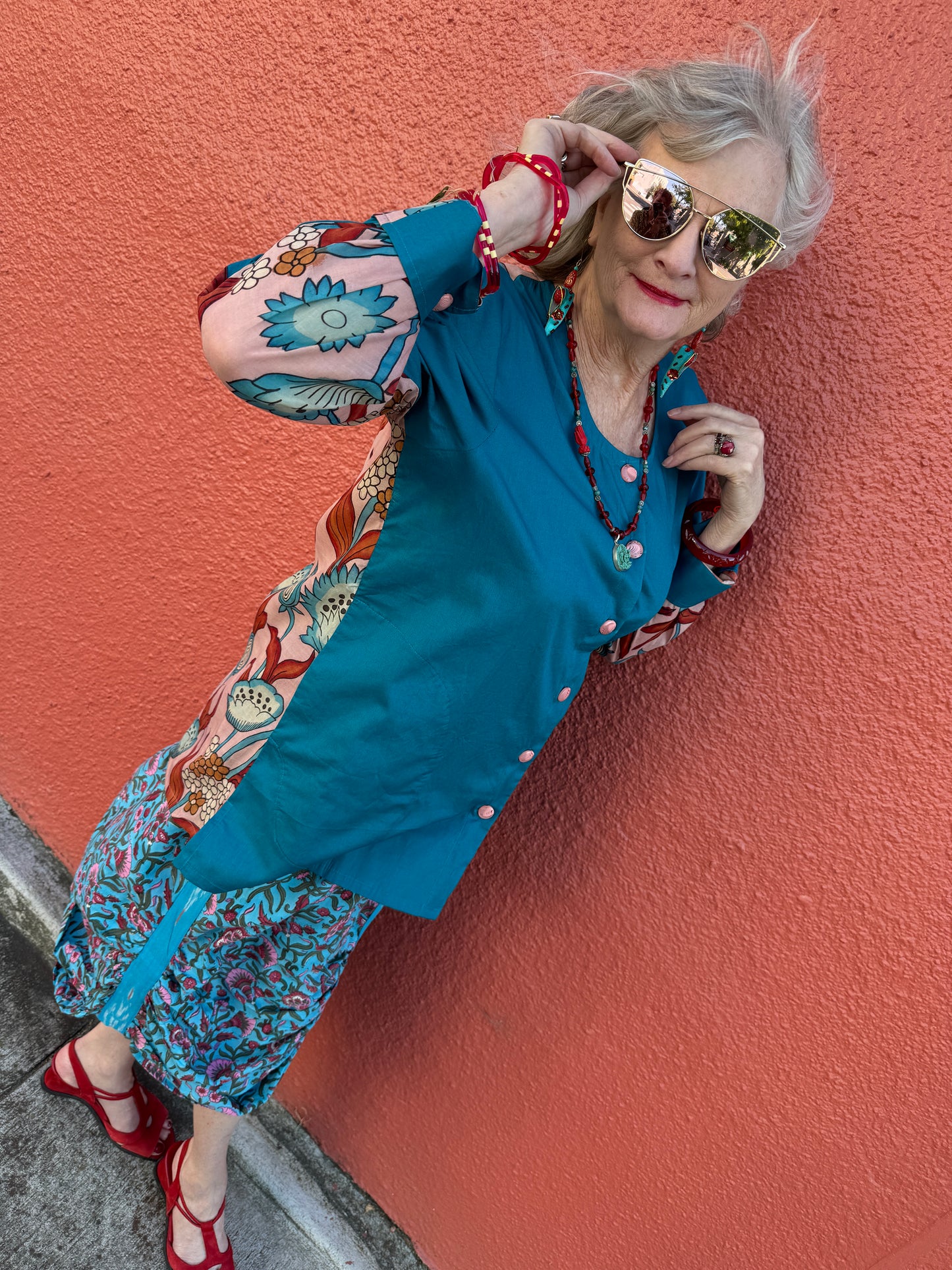EXOTIC GARDEN BLOUSE