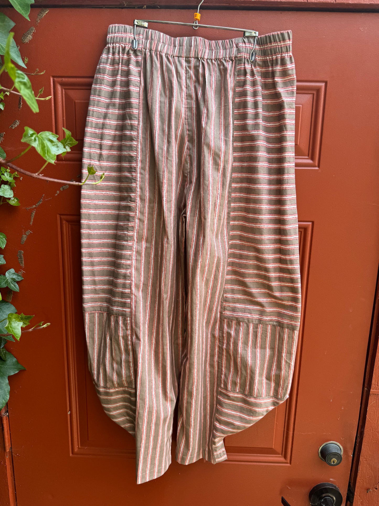 RONI PANTS HAND PRINTED STRIPES