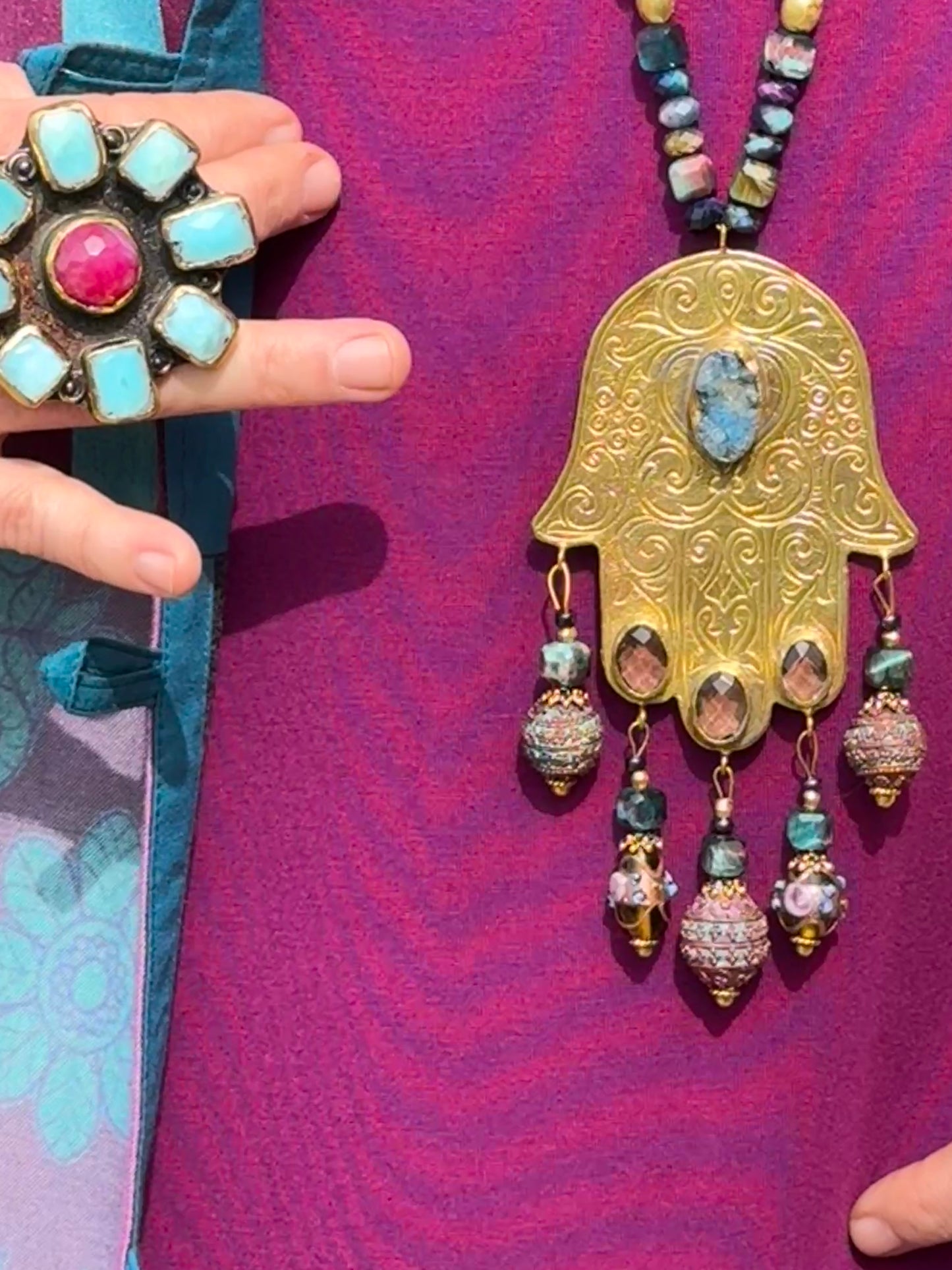 HAMSA HANGING JEWELS