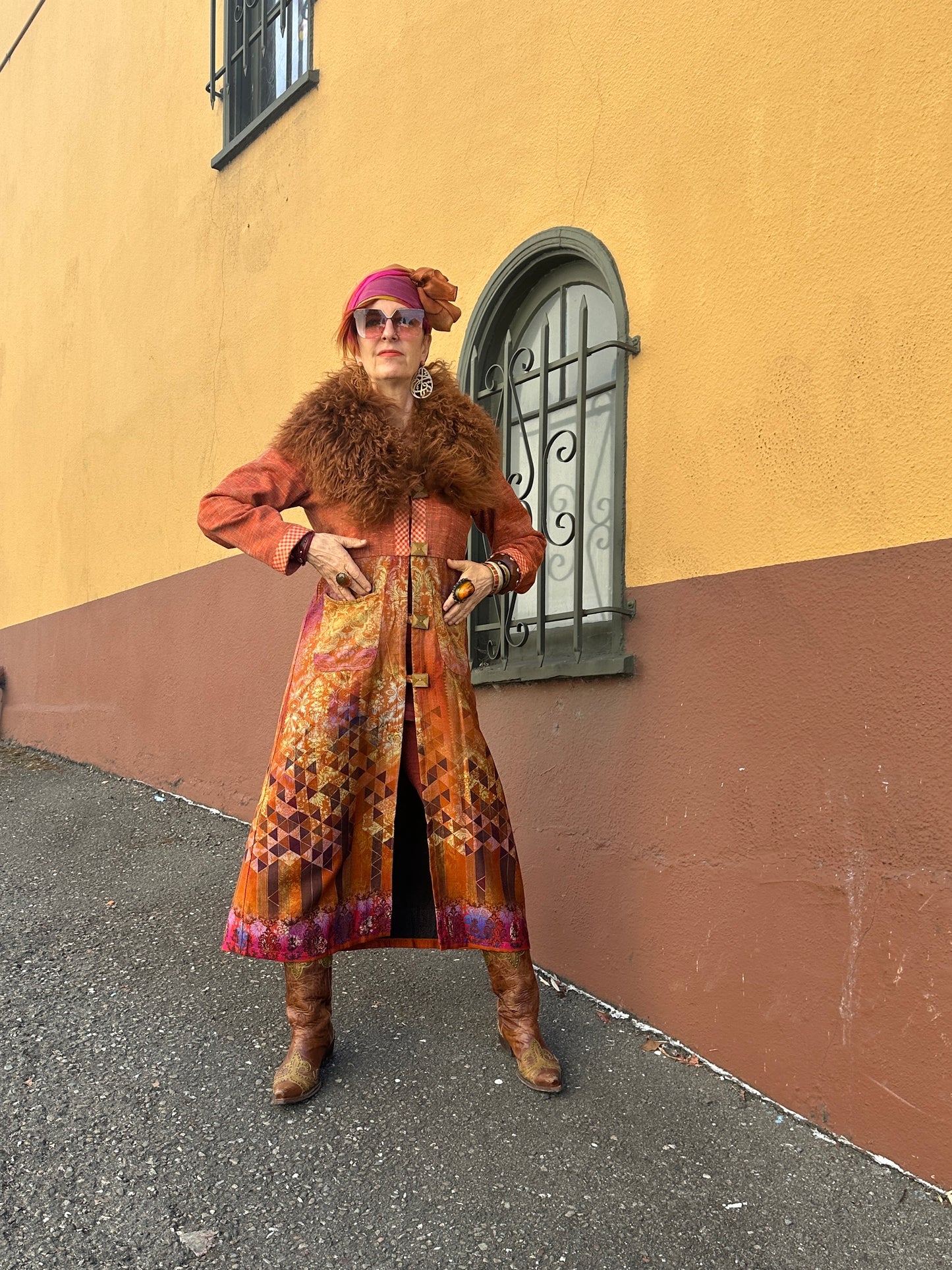 AUTUMN GLOW COLLAGE COAT