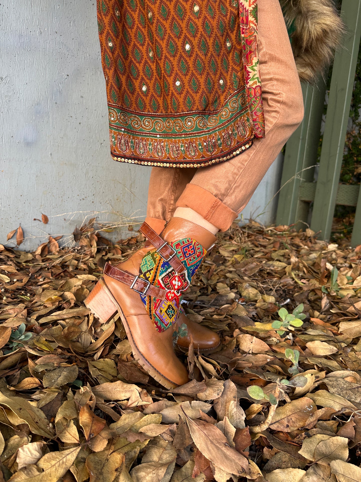 AUTUMN HARVEST REVERSIBLE SARI DUSTER