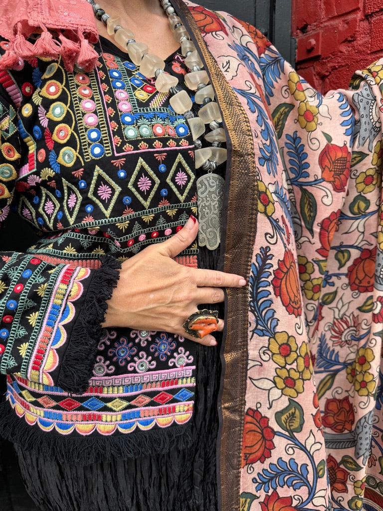 CHOCK-A-BLOCK SWEATER JACKET