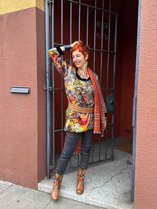 AUTUMN ABSTRACT ORACLE TOP