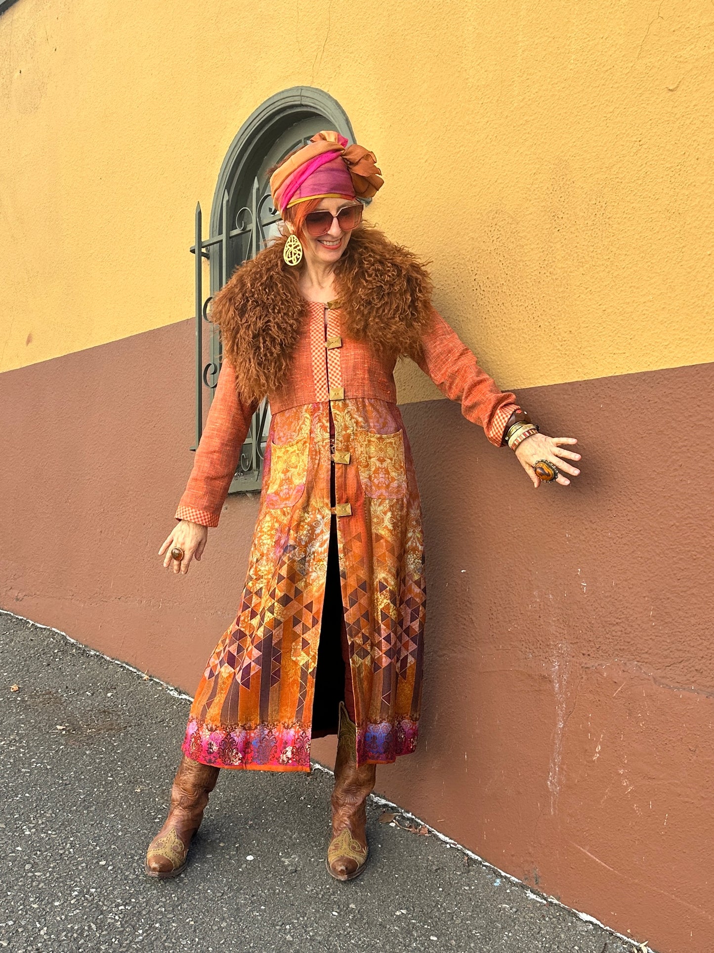 AUTUMN GLOW COLLAGE COAT