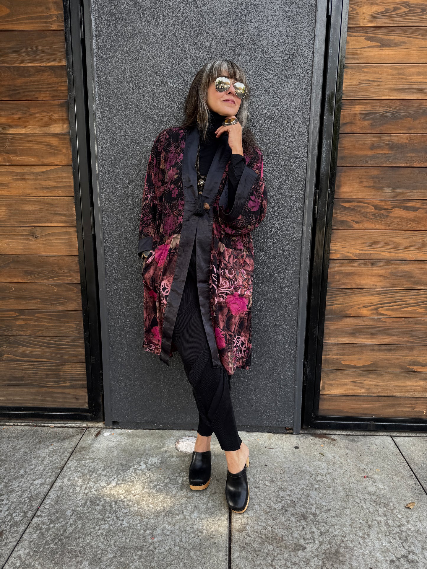 FLORAL FANTASY KIMONO JACKETS - SHORT AND LONG