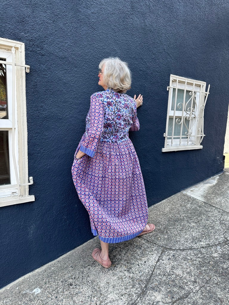 FRESH FLORAL FOLKLORE FROCK