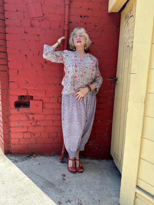 HAREM SCAREM CHEVRON PANT