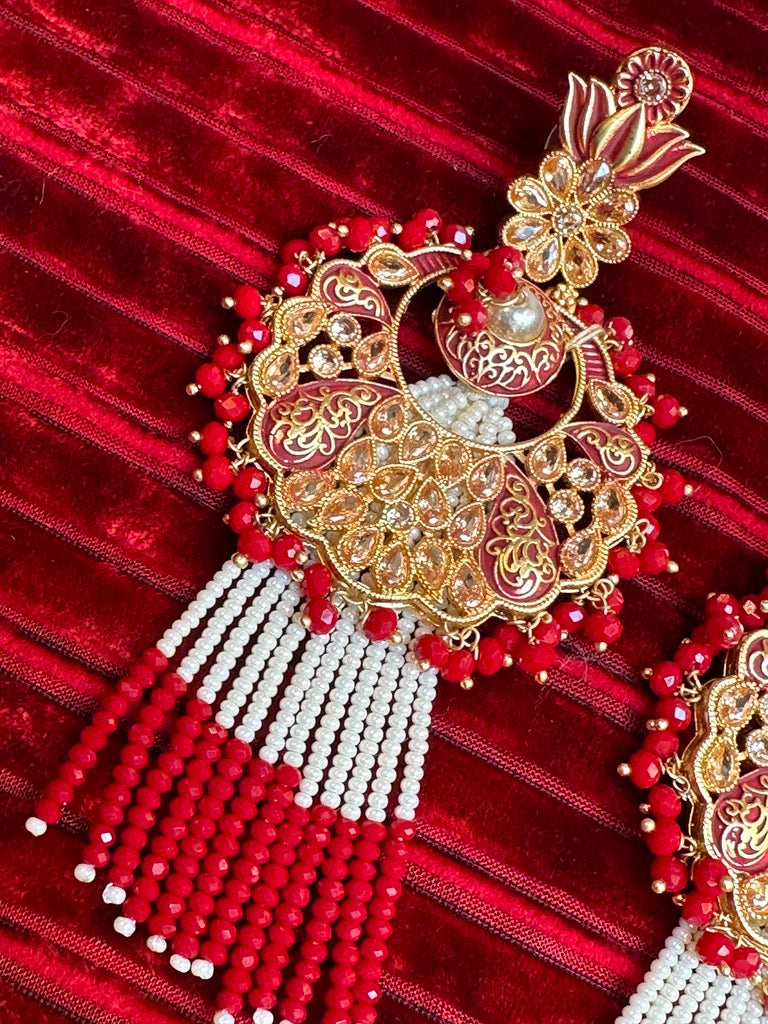 LOTUS WEDDING EARRINGS