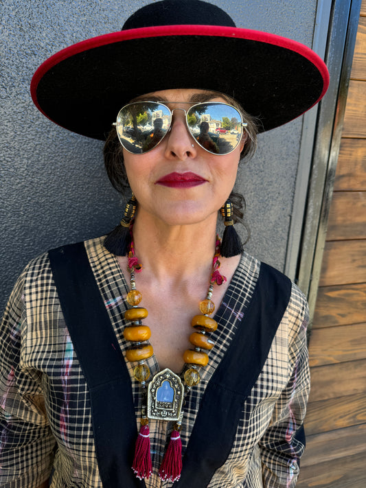 WHIMSICAL AMBER BUDDHA GAU