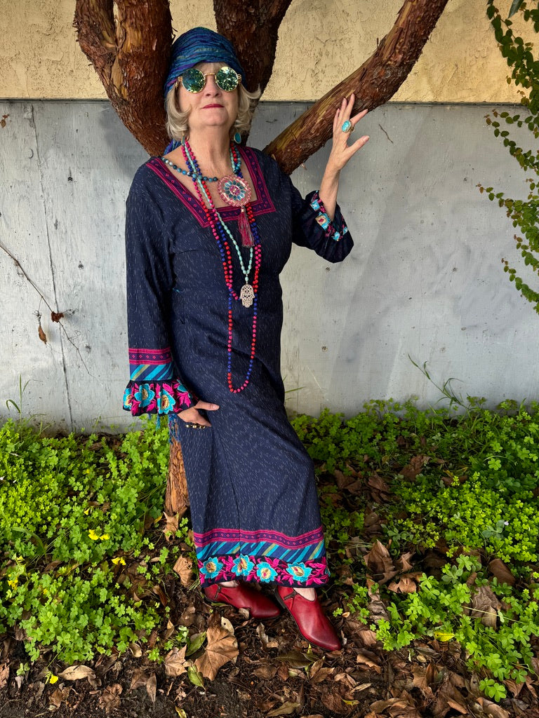 BLUE BELLE MAXI DRESS