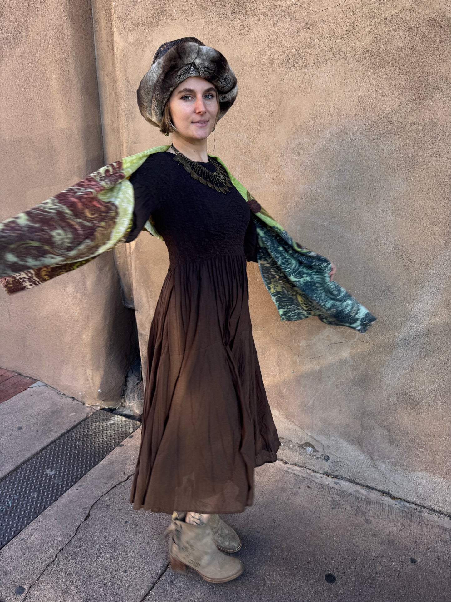 OMBRÉ GENEVIEVE CRUSH DRESS