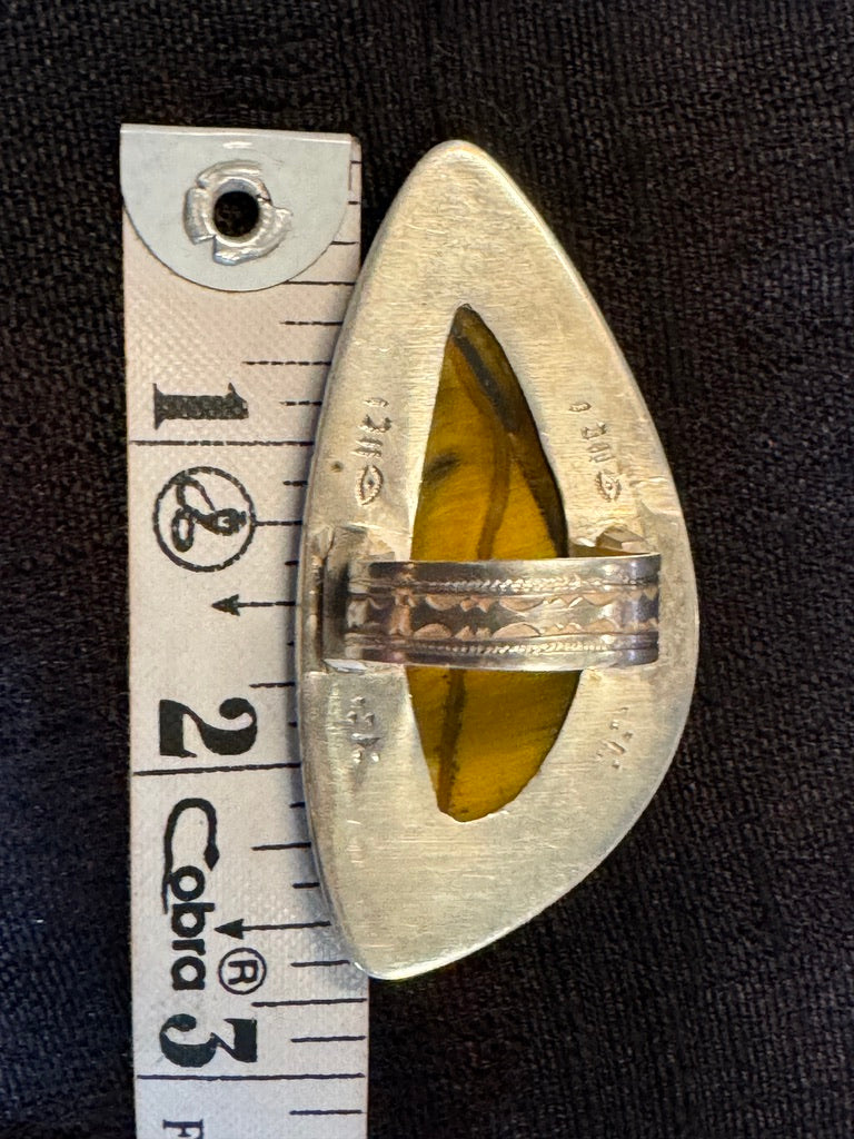 TUAREG TIGER EYE RING