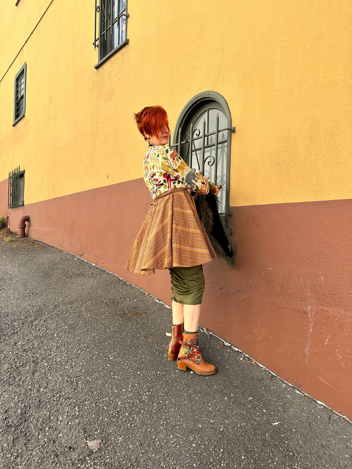 FANTASTICAL CREATURES ABBREVIATED AZEEZA COAT DRESS