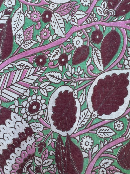 KALAMKARI IKAT EXOTIC GARDEN BLOUSE