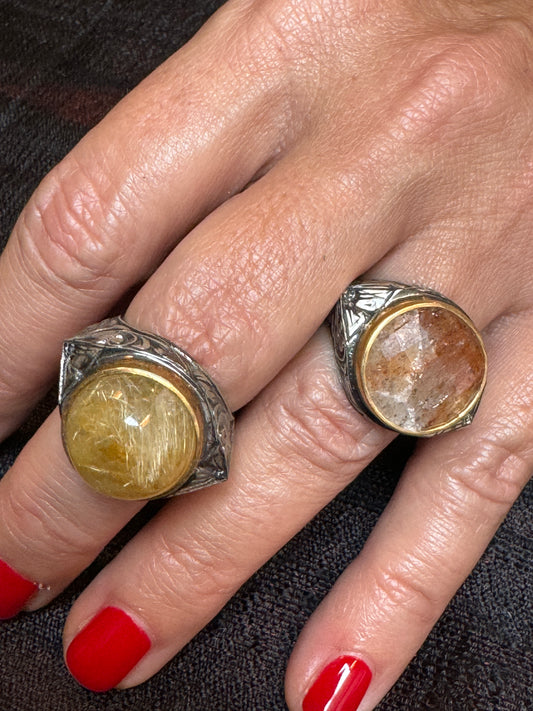 WISDOM RUTILE RINGS