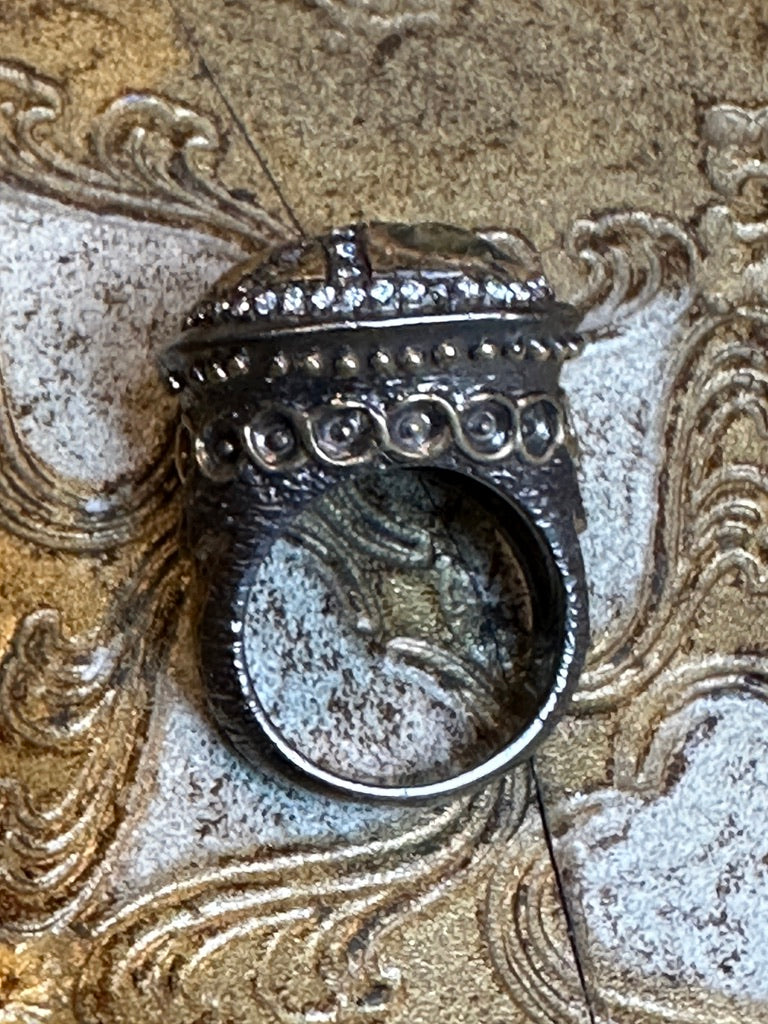 TOURMALINE TRIO RING