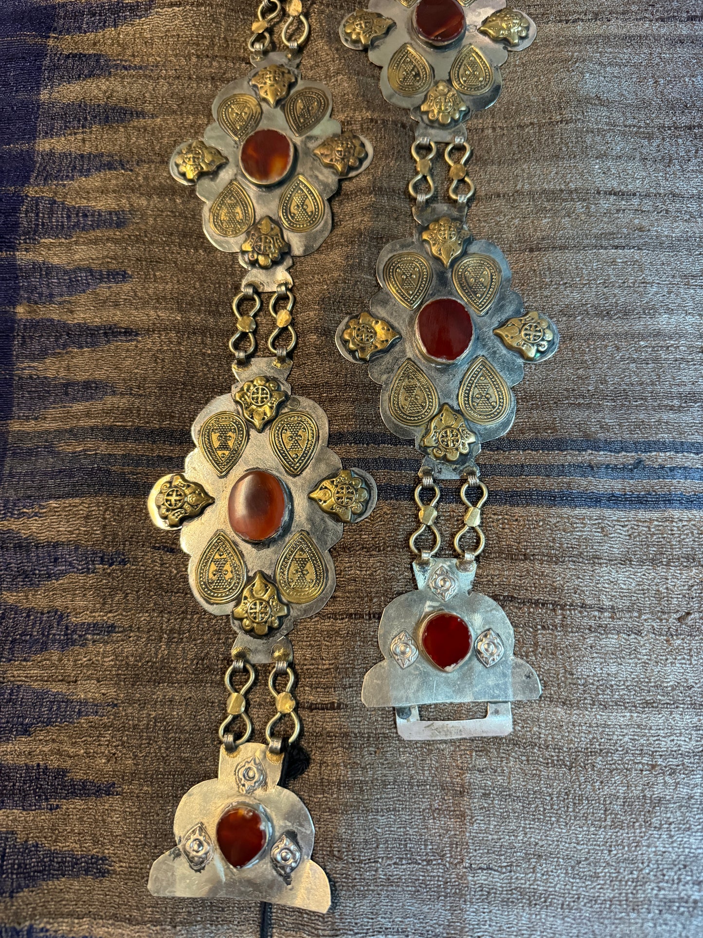 OLD TURKMEN MEDALLION LINK BELT COLLECTORS PIECE