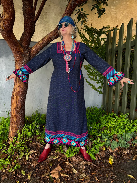 BLUE BELLE MAXI DRESS