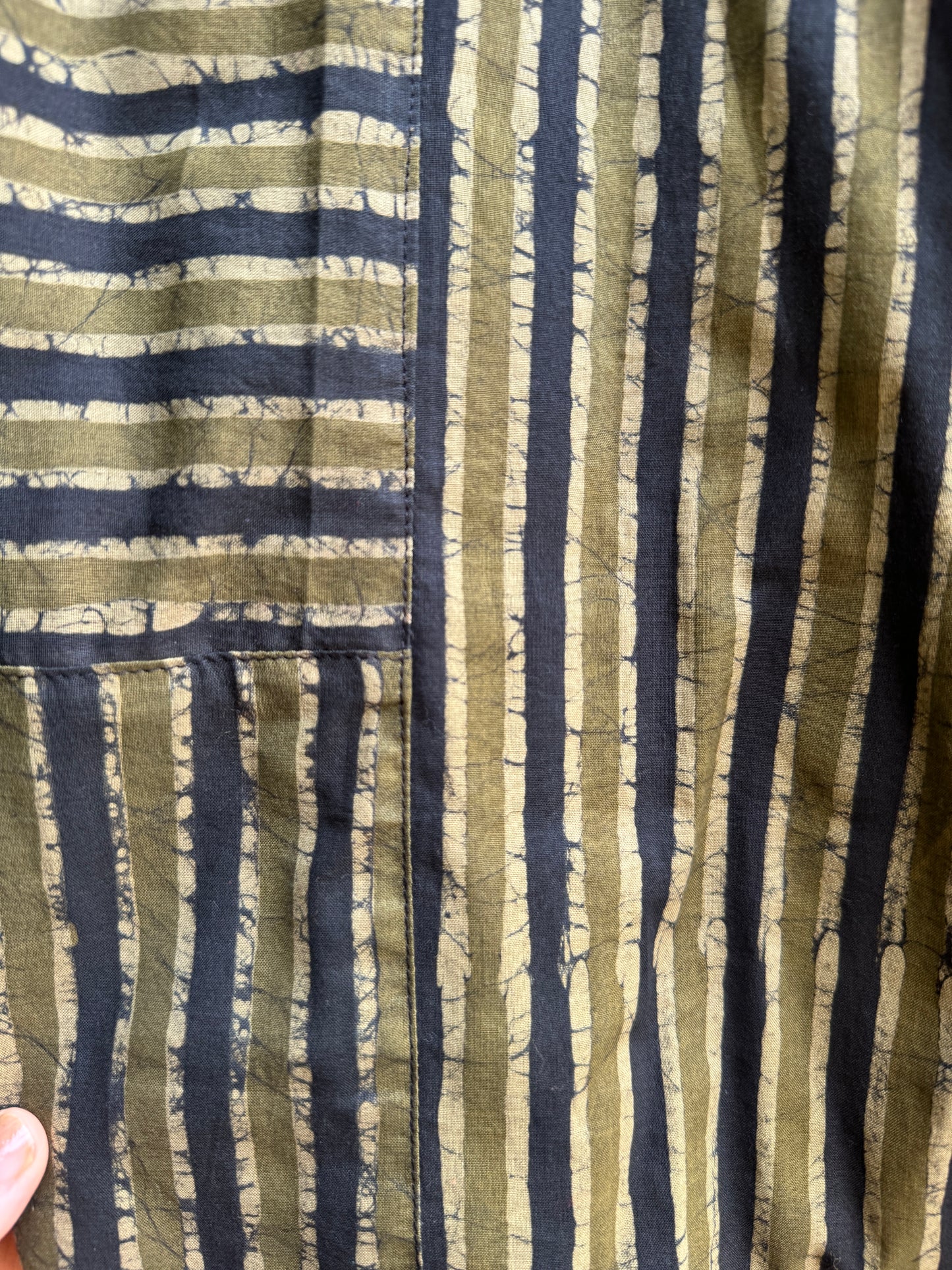RONI PANTS HAND PRINTED STRIPES