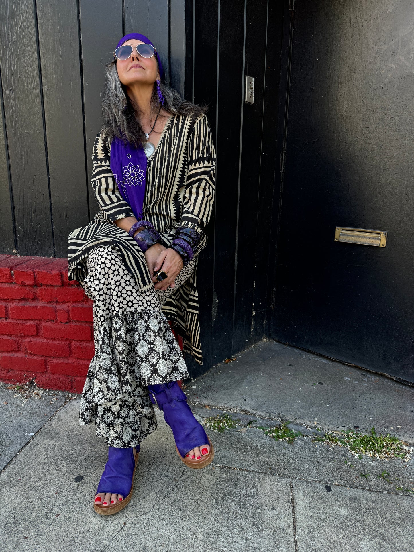 B&W MARRAKESH RUFFLE PANTS