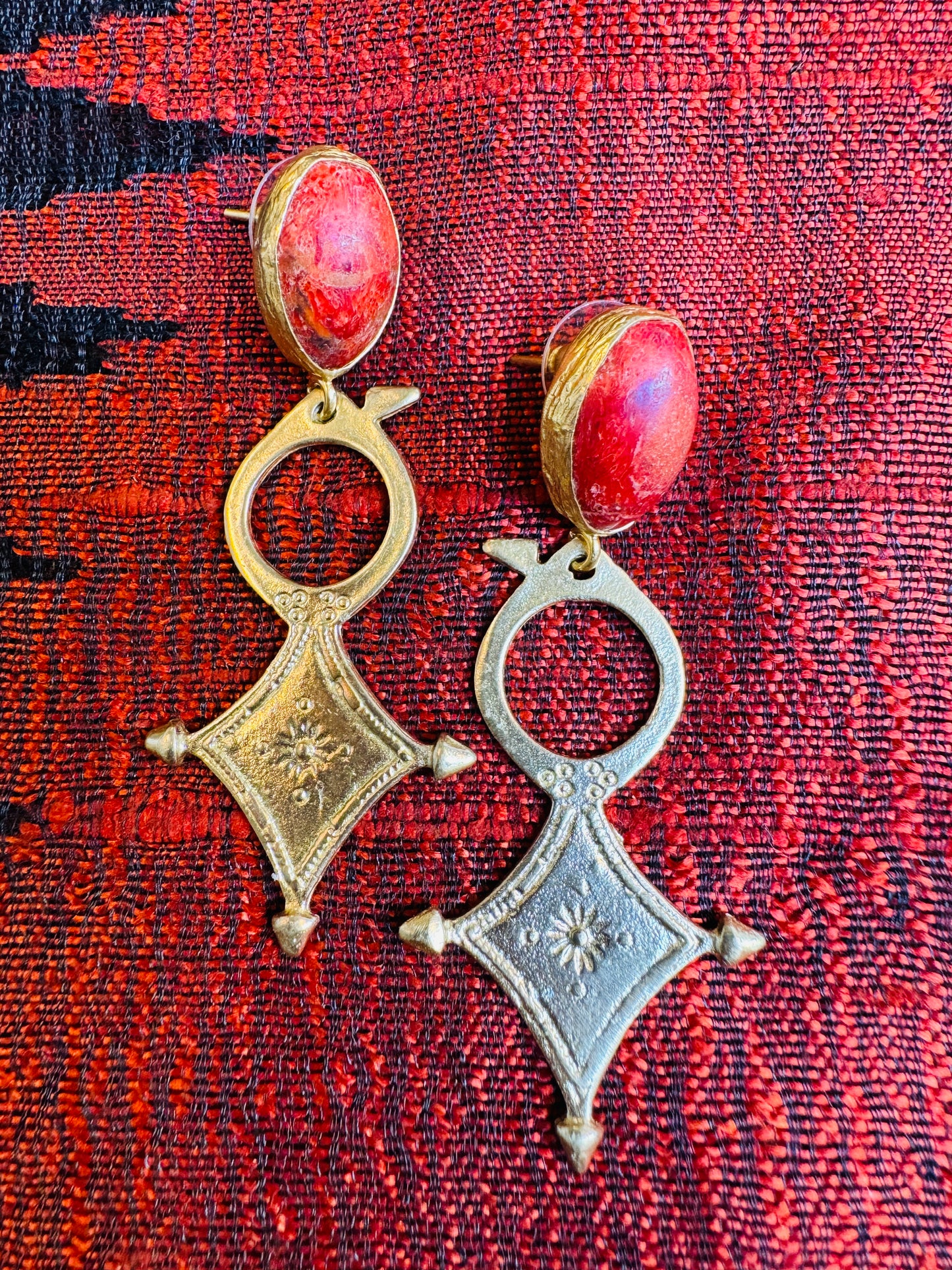 TRIBAL IN GOLD EARRINGS