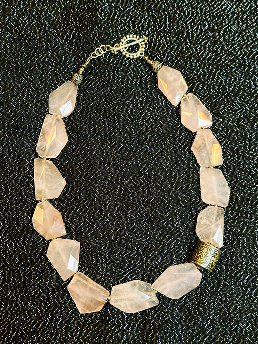 ROSA QUARTZ NECKLACE
