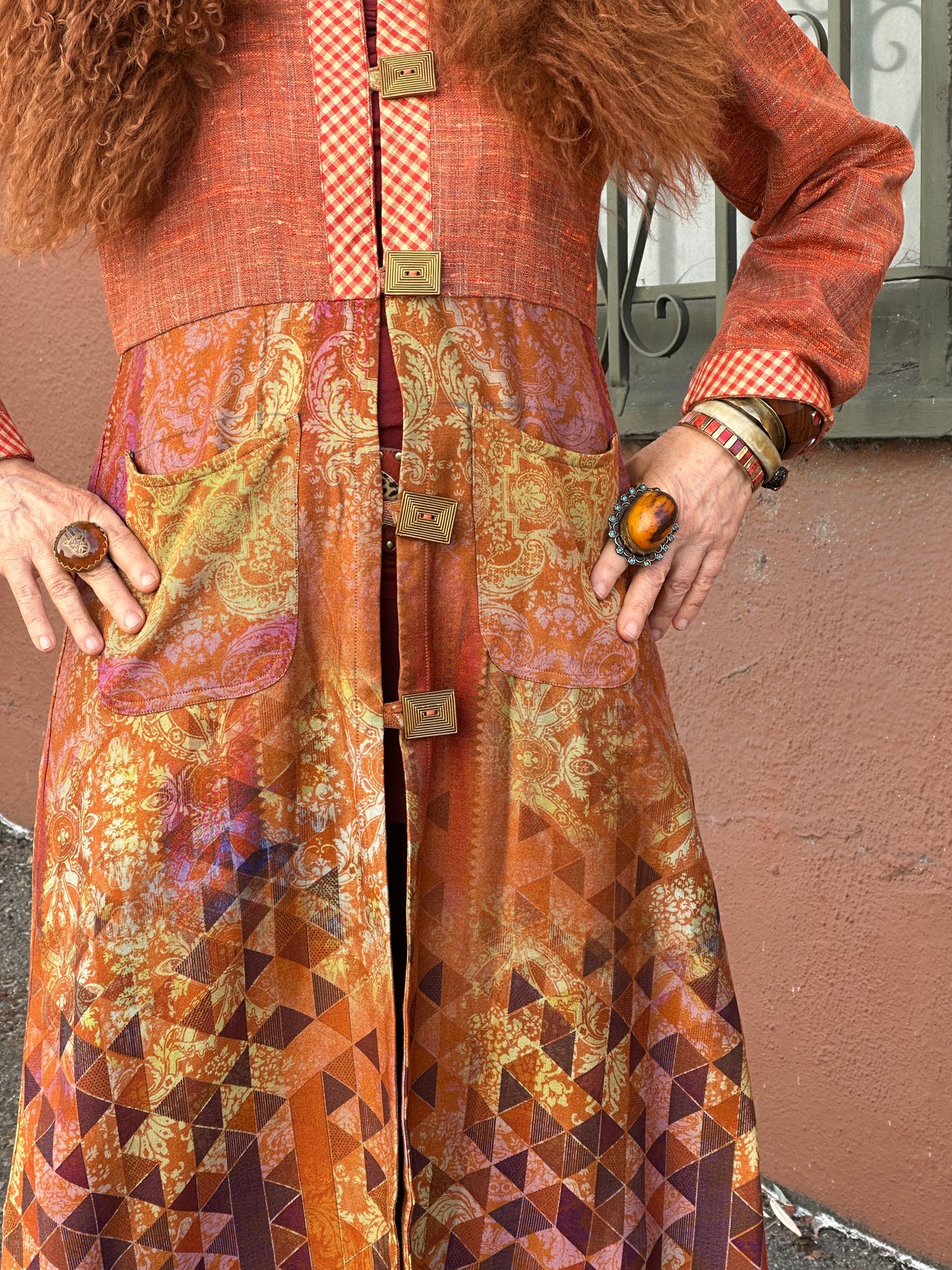 AUTUMN GLOW COLLAGE COAT