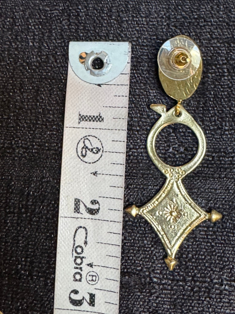 TRIBAL IN GOLD EARRINGS