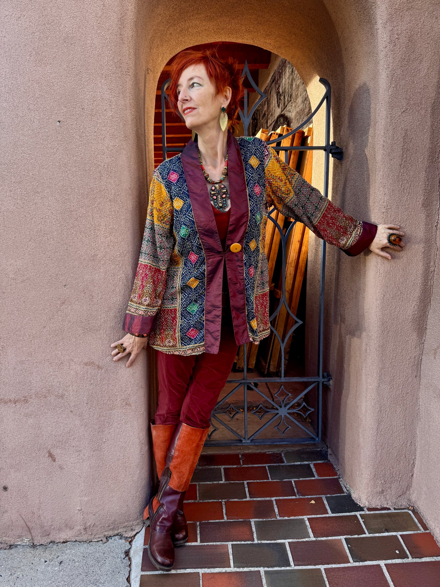 MICRO BLING SWING JACKET